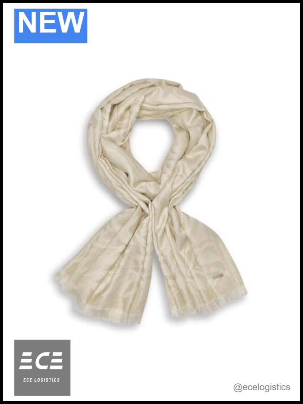 Zebra Print Lurex Scarf Wrap with Eyelash Fringe Lightweight Bohemian